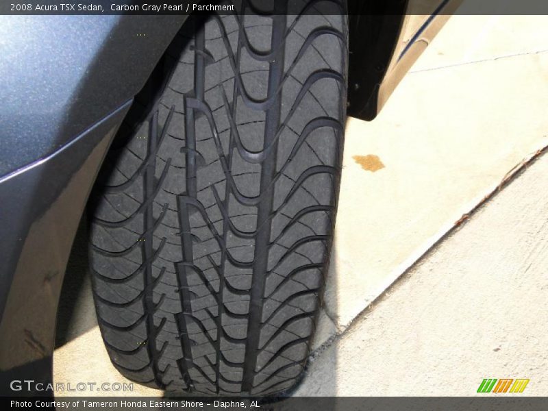 Carbon Gray Pearl / Parchment 2008 Acura TSX Sedan