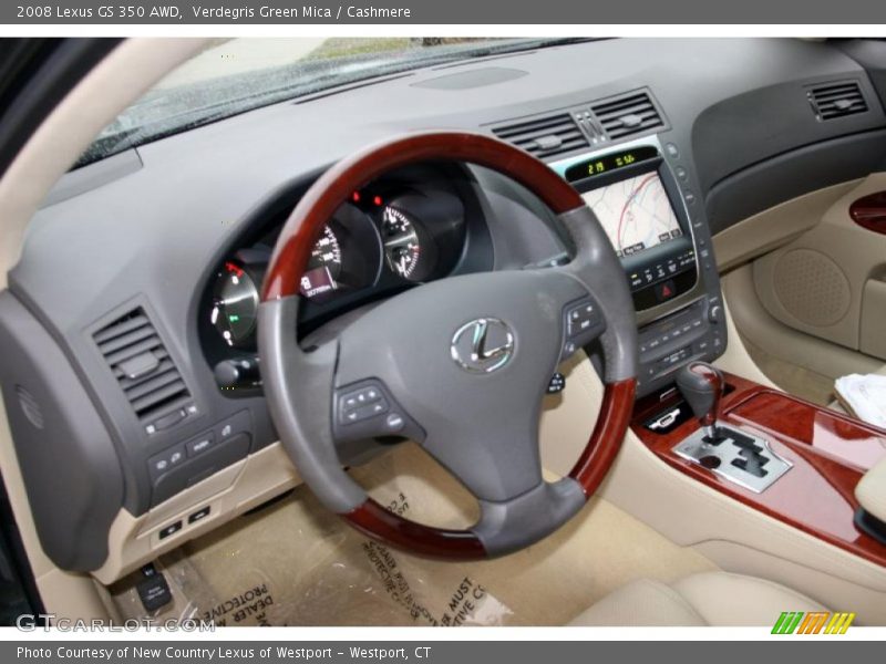 Verdegris Green Mica / Cashmere 2008 Lexus GS 350 AWD