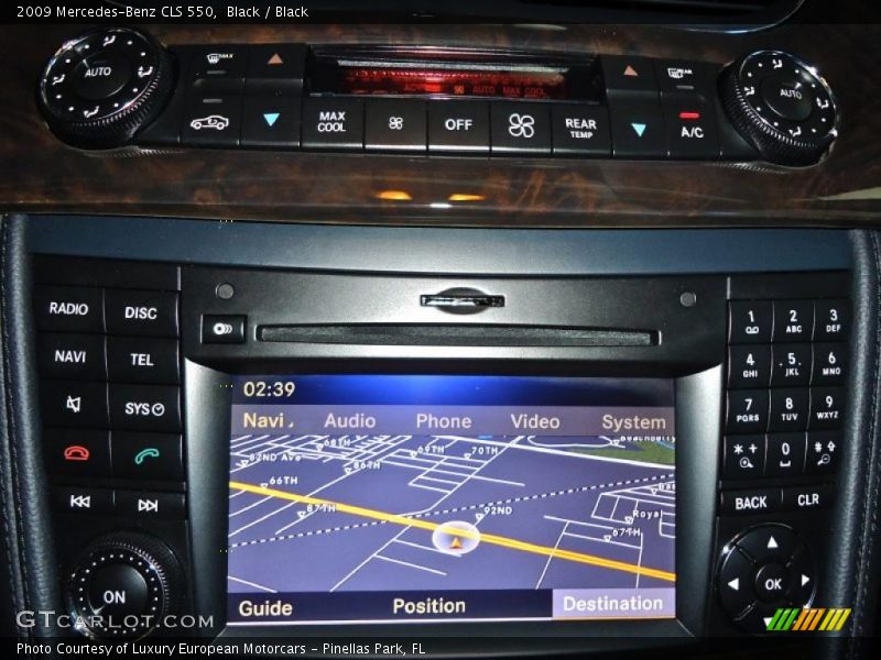 Black / Black 2009 Mercedes-Benz CLS 550