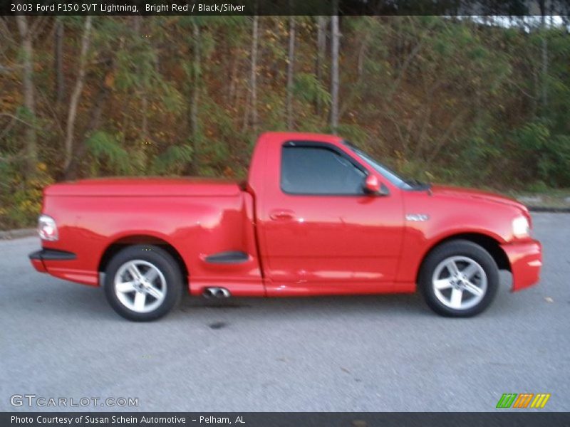 Bright Red / Black/Silver 2003 Ford F150 SVT Lightning