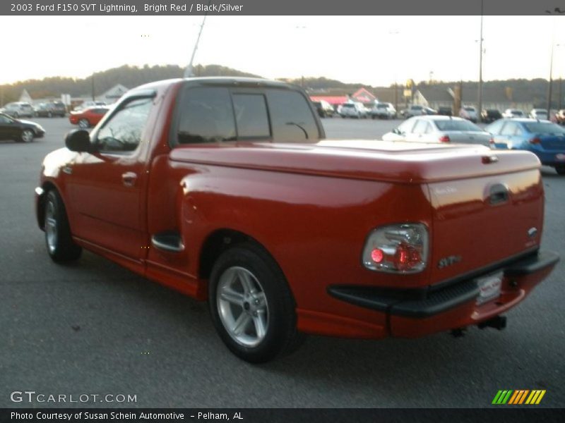 Bright Red / Black/Silver 2003 Ford F150 SVT Lightning