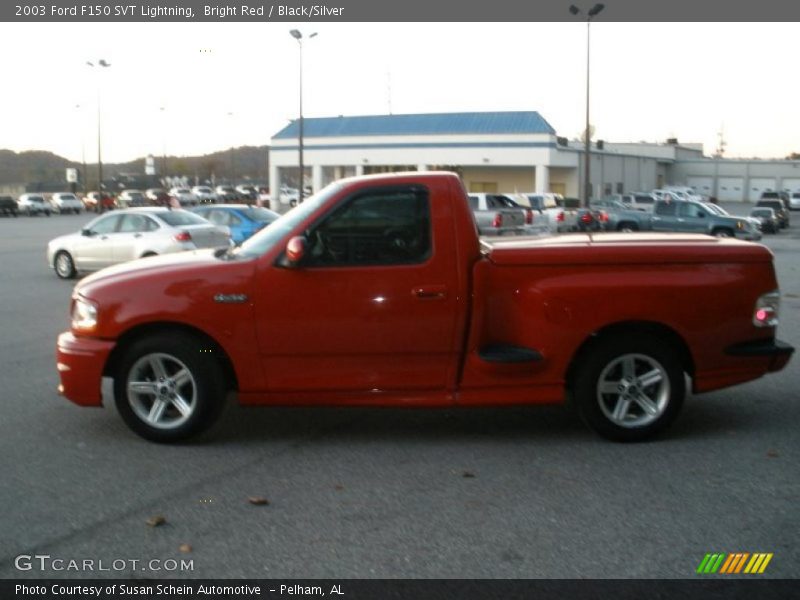 Bright Red / Black/Silver 2003 Ford F150 SVT Lightning