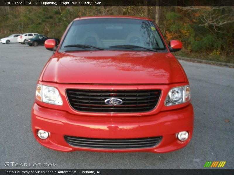 Bright Red / Black/Silver 2003 Ford F150 SVT Lightning