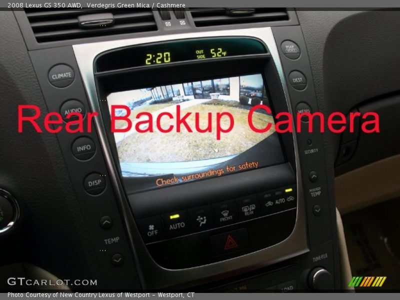 Verdegris Green Mica / Cashmere 2008 Lexus GS 350 AWD