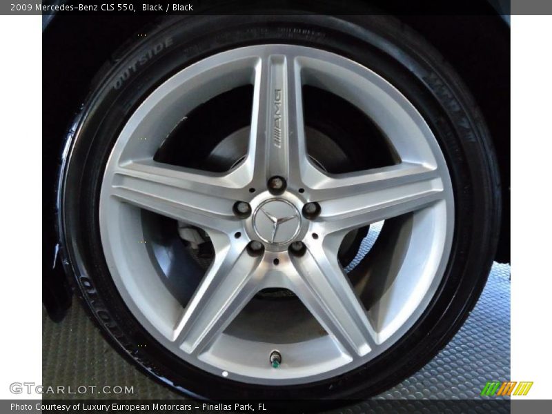 Black / Black 2009 Mercedes-Benz CLS 550