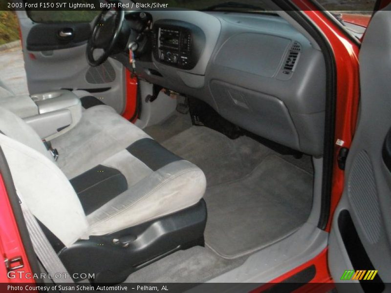 Bright Red / Black/Silver 2003 Ford F150 SVT Lightning