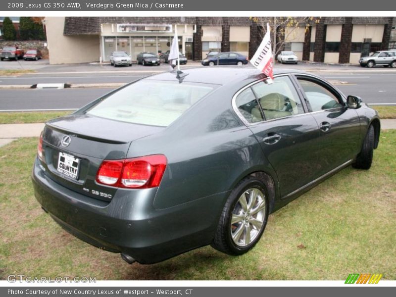 Verdegris Green Mica / Cashmere 2008 Lexus GS 350 AWD