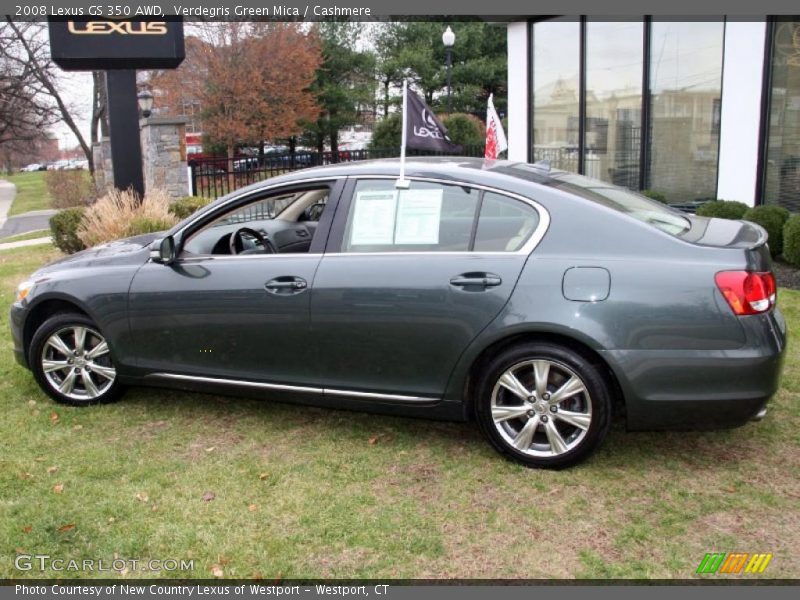 Verdegris Green Mica / Cashmere 2008 Lexus GS 350 AWD