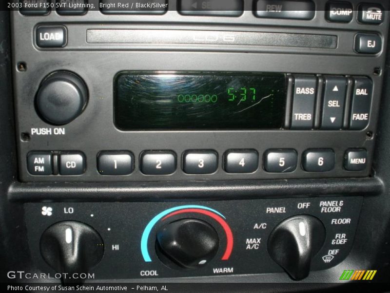 Controls of 2003 F150 SVT Lightning