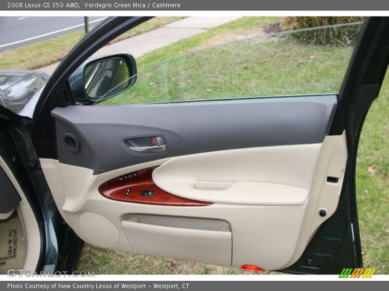 Verdegris Green Mica / Cashmere 2008 Lexus GS 350 AWD