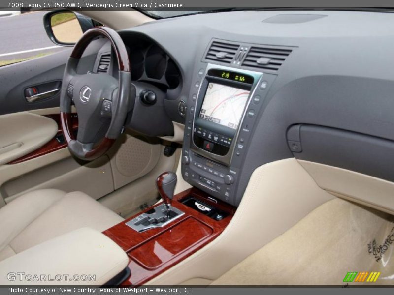 Verdegris Green Mica / Cashmere 2008 Lexus GS 350 AWD