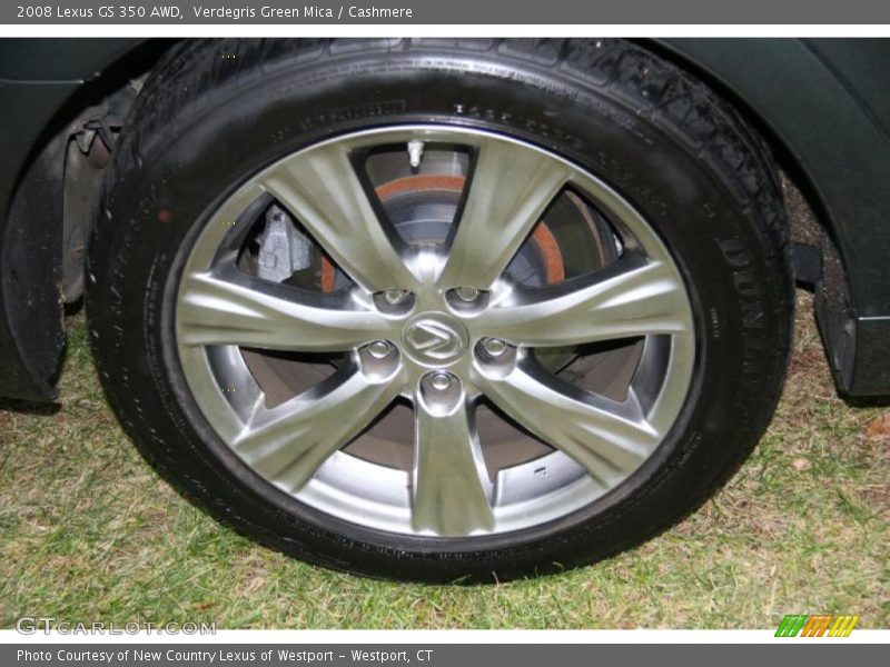 Verdegris Green Mica / Cashmere 2008 Lexus GS 350 AWD