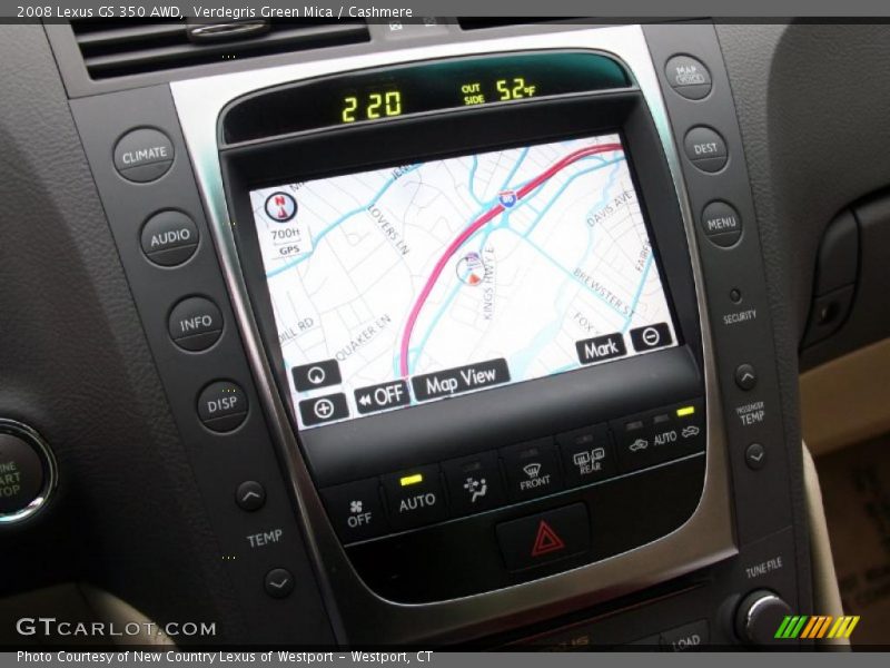 Verdegris Green Mica / Cashmere 2008 Lexus GS 350 AWD