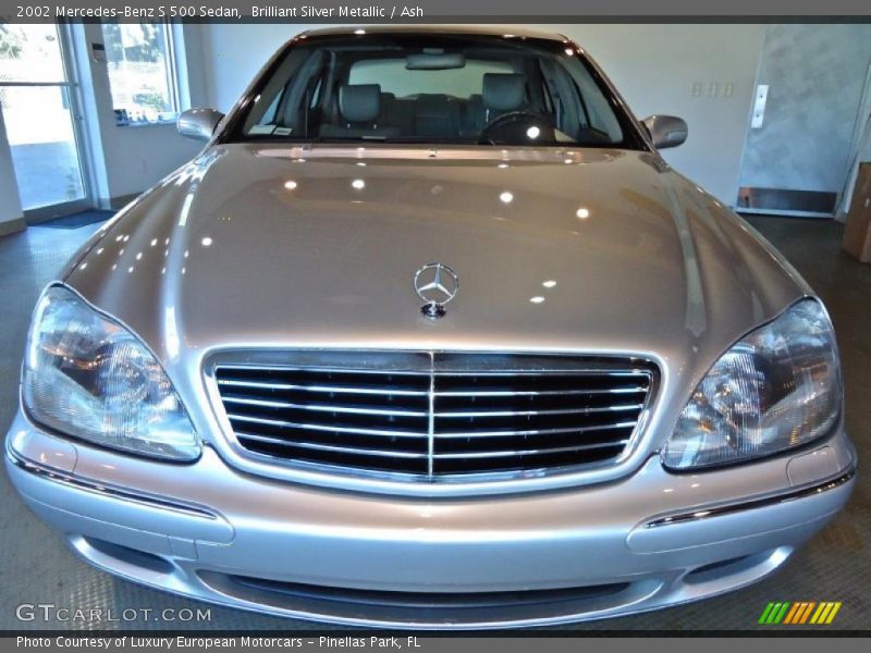 Brilliant Silver Metallic / Ash 2002 Mercedes-Benz S 500 Sedan