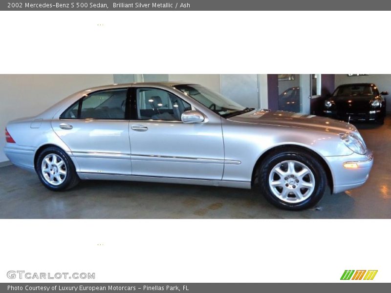 Brilliant Silver Metallic / Ash 2002 Mercedes-Benz S 500 Sedan