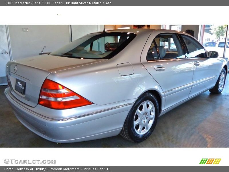 Brilliant Silver Metallic / Ash 2002 Mercedes-Benz S 500 Sedan