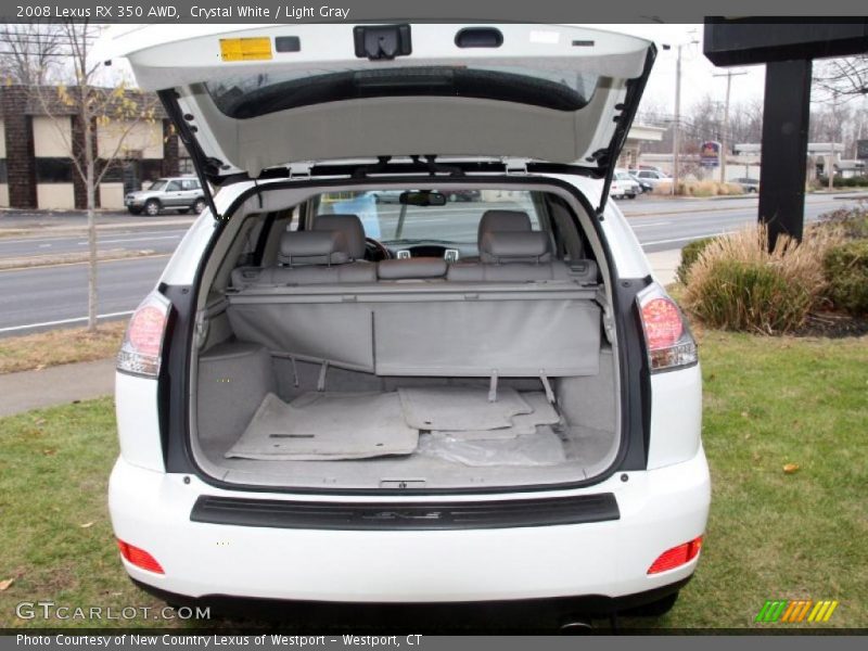 Crystal White / Light Gray 2008 Lexus RX 350 AWD