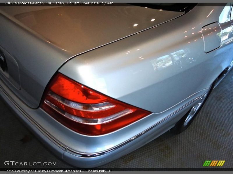 Brilliant Silver Metallic / Ash 2002 Mercedes-Benz S 500 Sedan