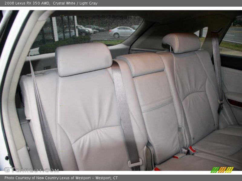 Crystal White / Light Gray 2008 Lexus RX 350 AWD