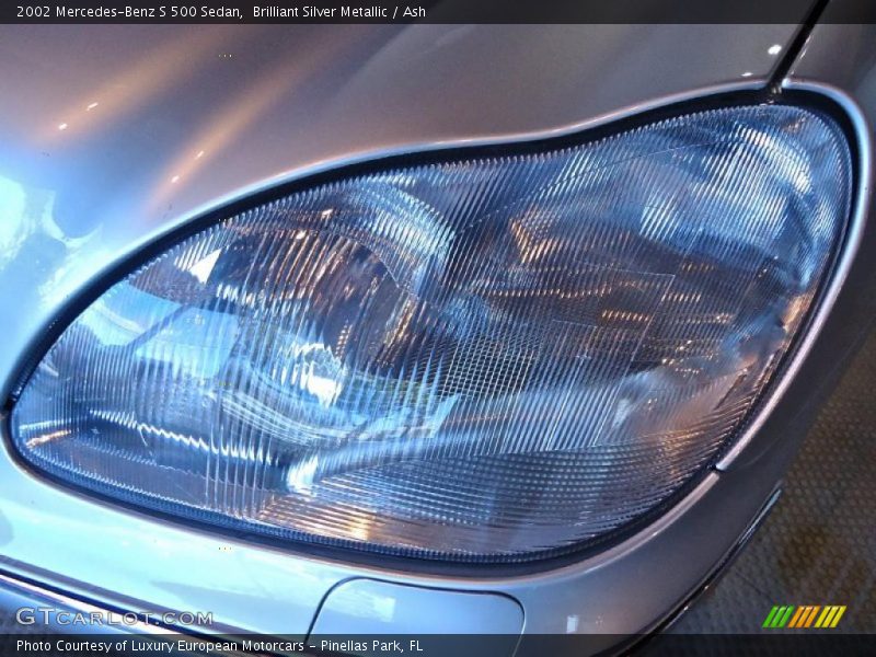 Brilliant Silver Metallic / Ash 2002 Mercedes-Benz S 500 Sedan