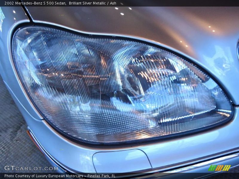 Brilliant Silver Metallic / Ash 2002 Mercedes-Benz S 500 Sedan