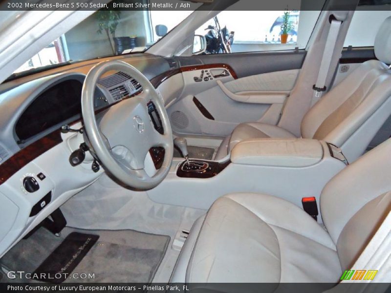  2002 S 500 Sedan Ash Interior