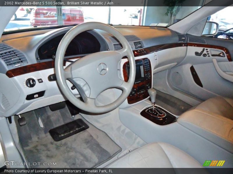 Ash Interior - 2002 S 500 Sedan 