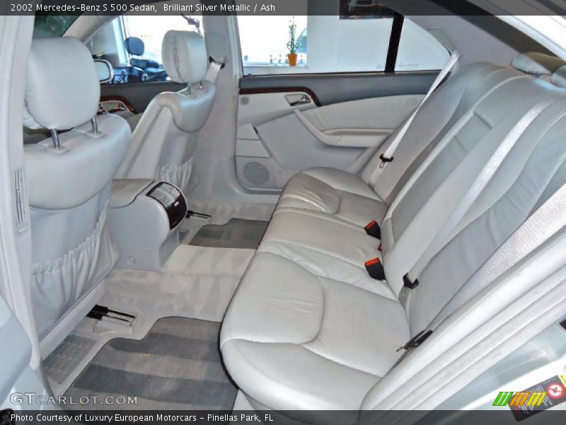  2002 S 500 Sedan Ash Interior