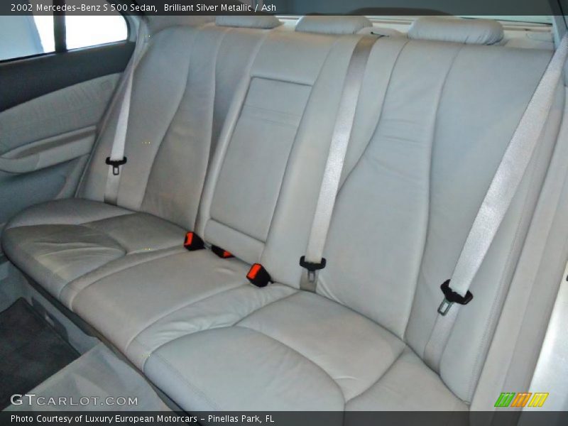  2002 S 500 Sedan Ash Interior