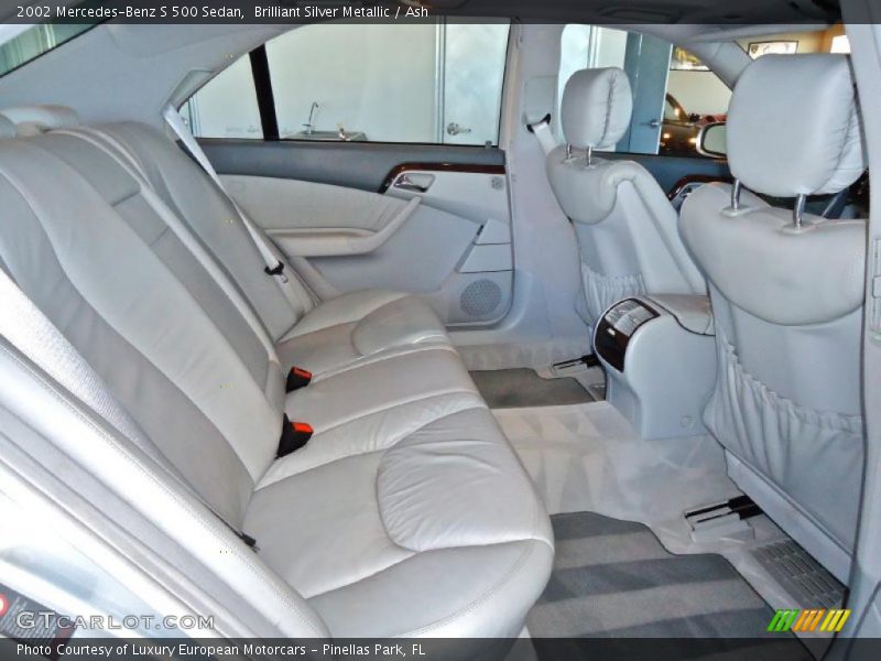  2002 S 500 Sedan Ash Interior