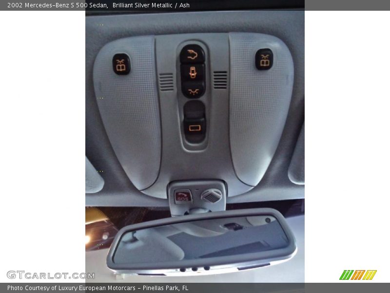 Brilliant Silver Metallic / Ash 2002 Mercedes-Benz S 500 Sedan
