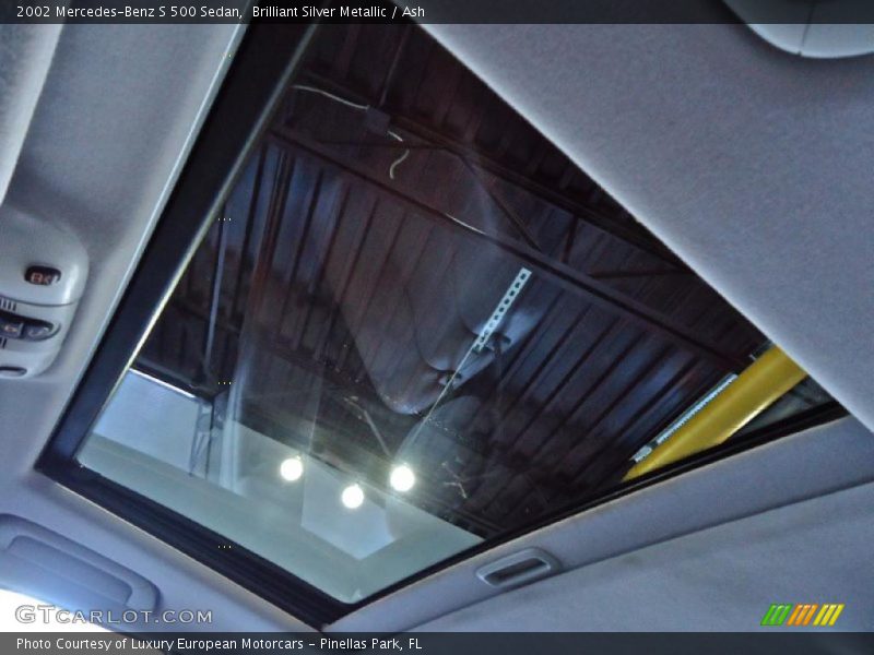 Brilliant Silver Metallic / Ash 2002 Mercedes-Benz S 500 Sedan