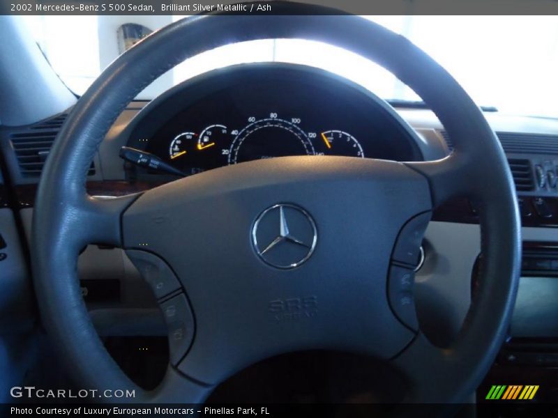 Brilliant Silver Metallic / Ash 2002 Mercedes-Benz S 500 Sedan