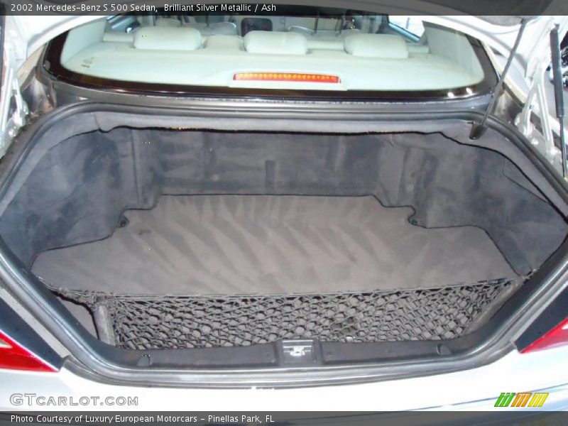  2002 S 500 Sedan Trunk