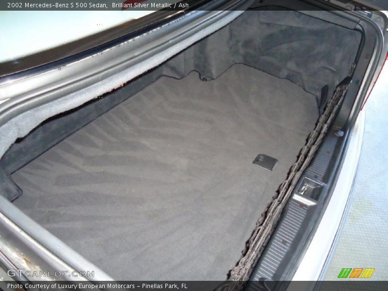 Brilliant Silver Metallic / Ash 2002 Mercedes-Benz S 500 Sedan
