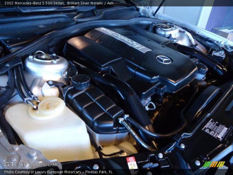 Brilliant Silver Metallic / Ash 2002 Mercedes-Benz S 500 Sedan