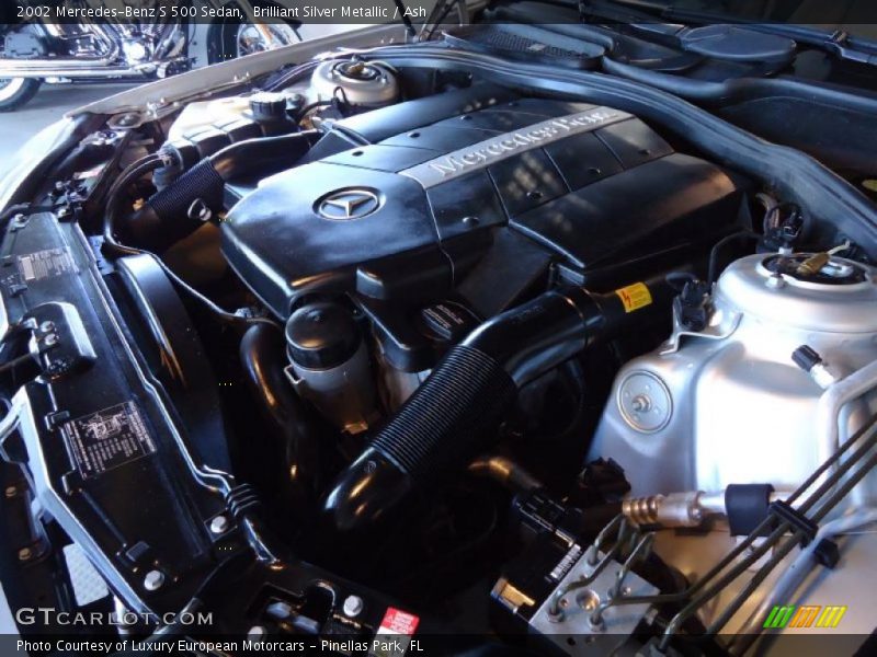 Brilliant Silver Metallic / Ash 2002 Mercedes-Benz S 500 Sedan