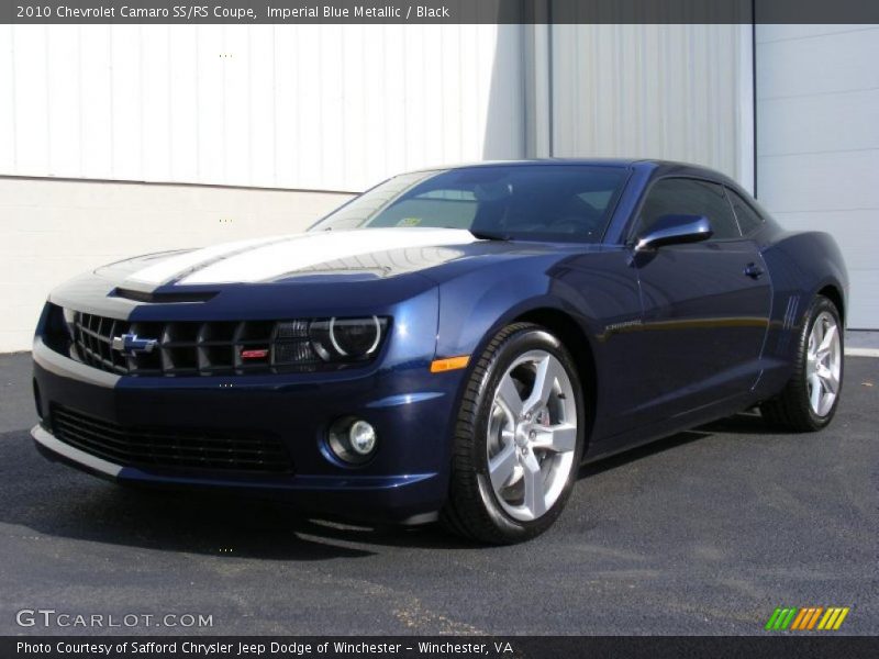 Imperial Blue Metallic / Black 2010 Chevrolet Camaro SS/RS Coupe