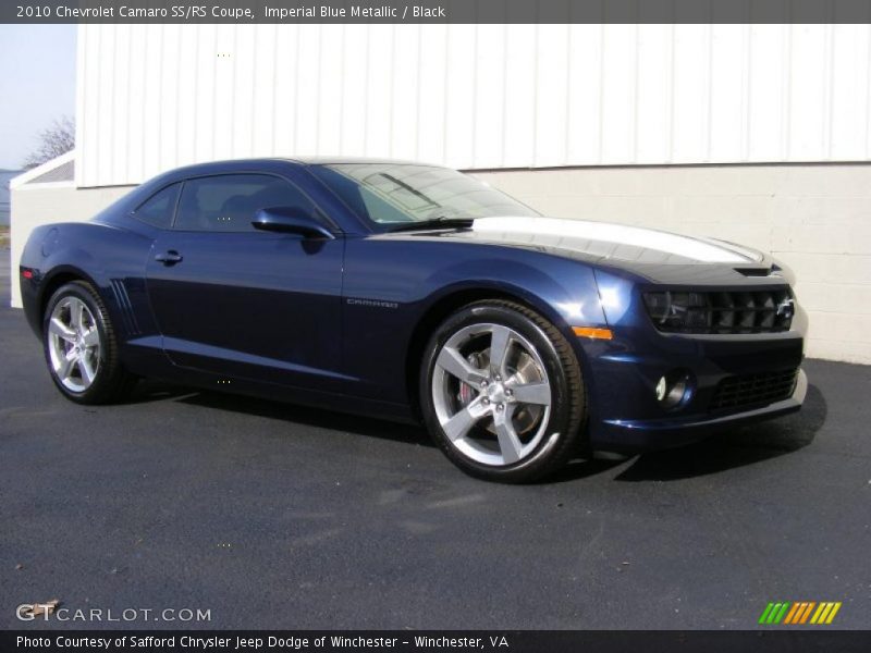 Imperial Blue Metallic / Black 2010 Chevrolet Camaro SS/RS Coupe