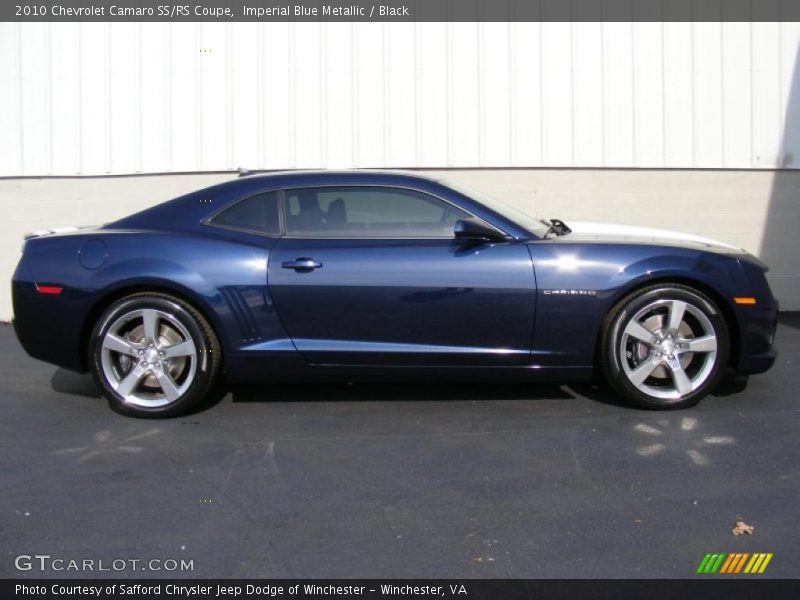 Imperial Blue Metallic / Black 2010 Chevrolet Camaro SS/RS Coupe
