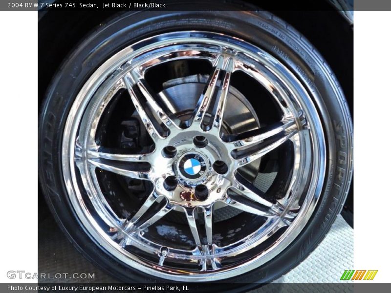 Jet Black / Black/Black 2004 BMW 7 Series 745i Sedan