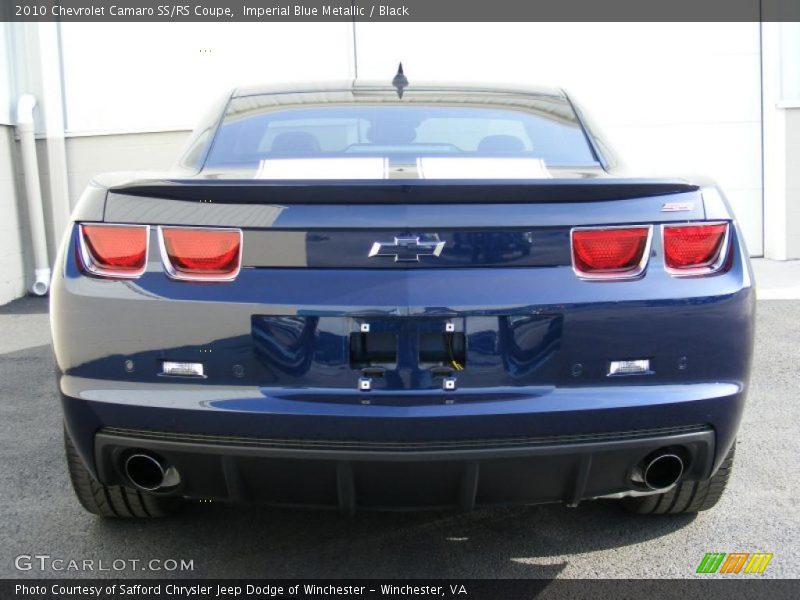 Imperial Blue Metallic / Black 2010 Chevrolet Camaro SS/RS Coupe