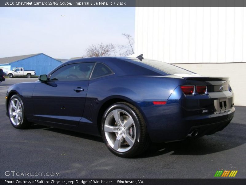 Imperial Blue Metallic / Black 2010 Chevrolet Camaro SS/RS Coupe