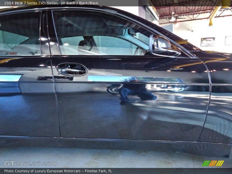Jet Black / Black/Black 2004 BMW 7 Series 745i Sedan