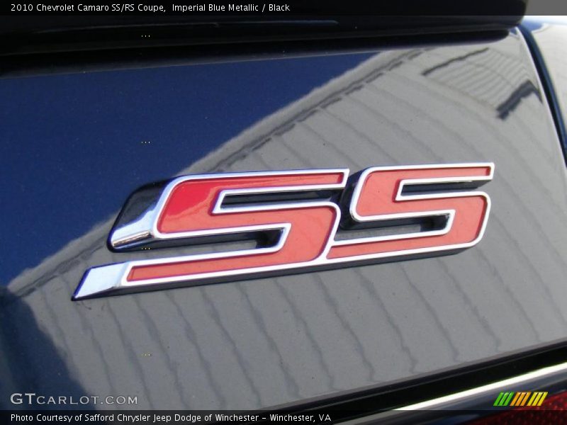 Imperial Blue Metallic / Black 2010 Chevrolet Camaro SS/RS Coupe