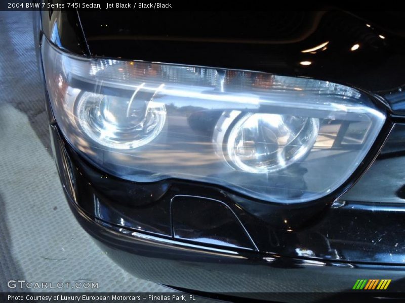 Jet Black / Black/Black 2004 BMW 7 Series 745i Sedan