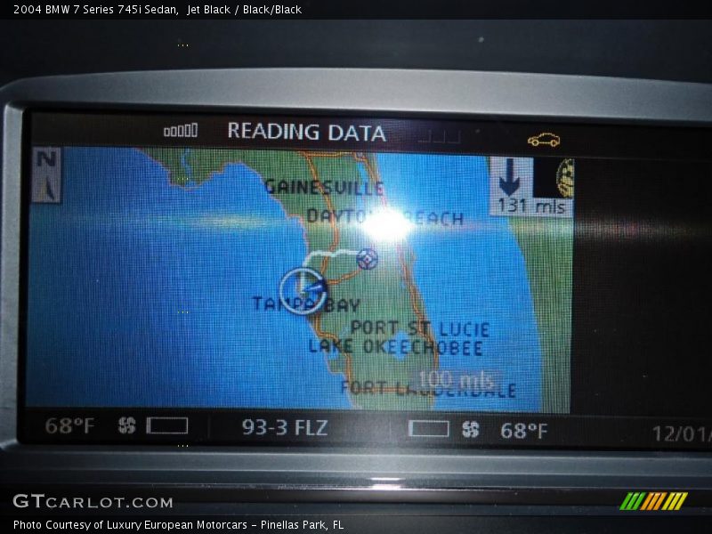 Jet Black / Black/Black 2004 BMW 7 Series 745i Sedan