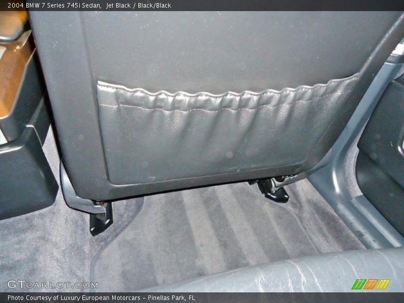 Jet Black / Black/Black 2004 BMW 7 Series 745i Sedan