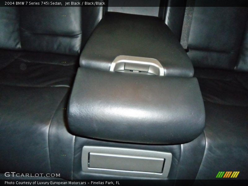 Jet Black / Black/Black 2004 BMW 7 Series 745i Sedan