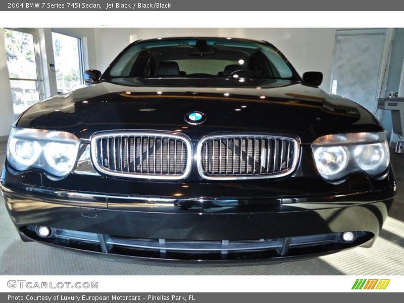 Jet Black / Black/Black 2004 BMW 7 Series 745i Sedan